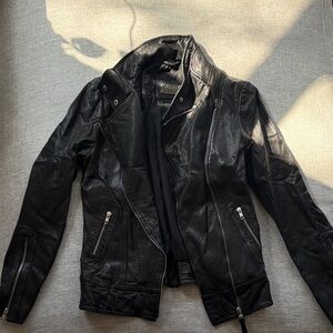 Mackage Leather Moto Jacket - Women